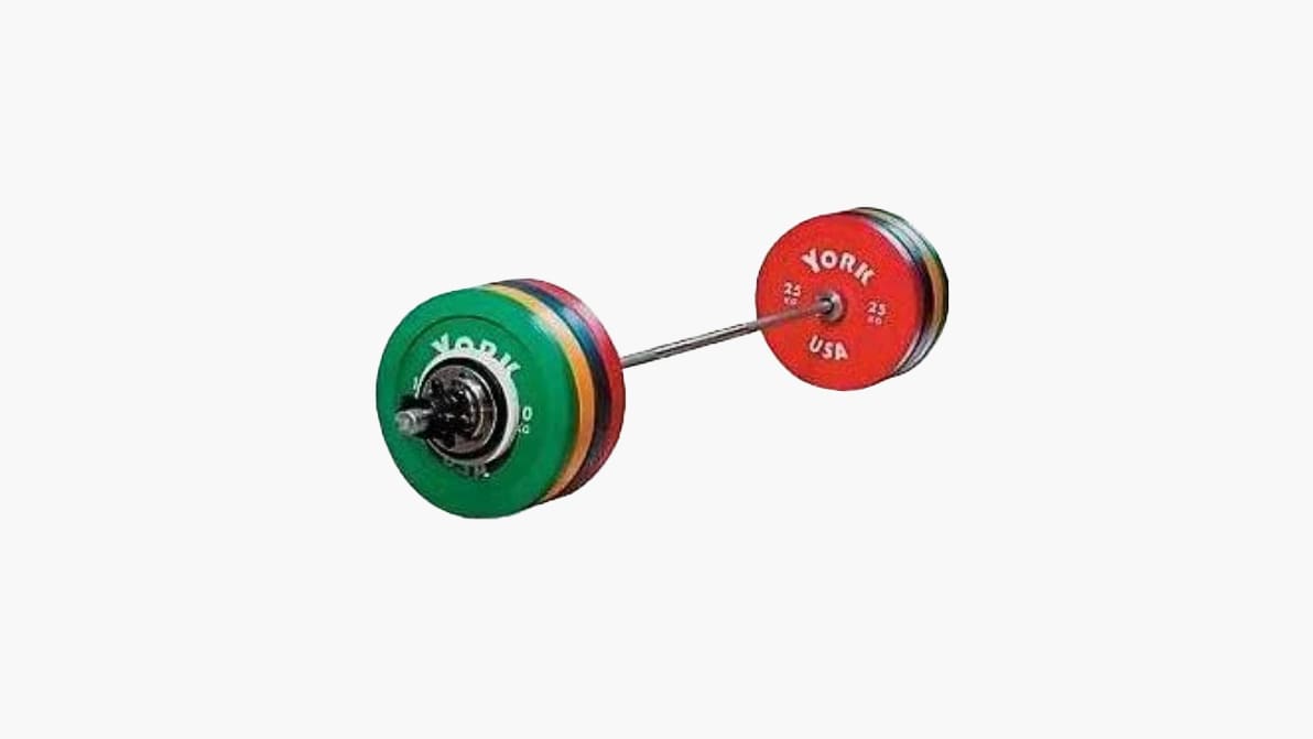 York Competition Weightlifting Training Bars Rogue Fitness